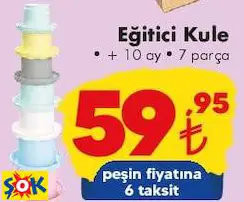 GOKİDY EĞİTİCİ KULE OYUNCAK